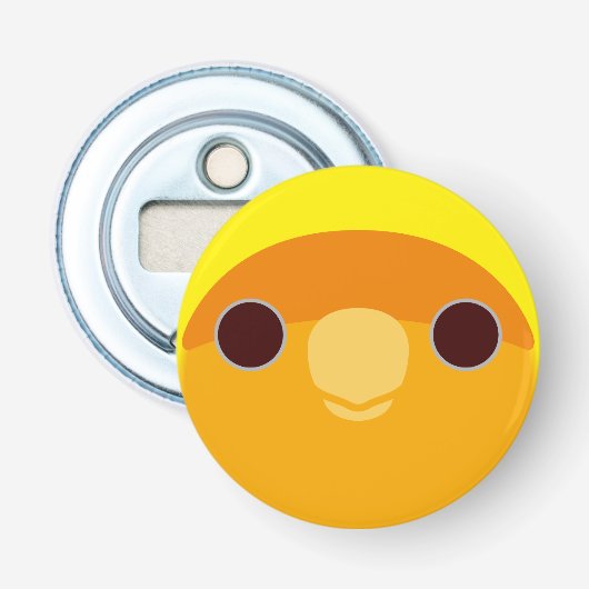 Décapsuleur Le visage d'un amour à visage orange (Devant)