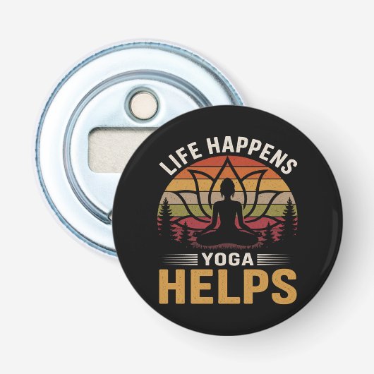 Décapsuleur Le Yoga Aide à Vivre (Devant)