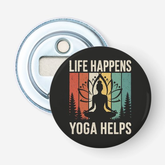 Décapsuleur Le Yoga Aide à Vivre  (Devant)