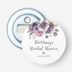 Décapsuleur L'eau de lavande aquarelle florale pour la fête de