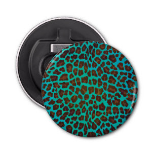 Décapsuleur Léopard Brown et Turquoise