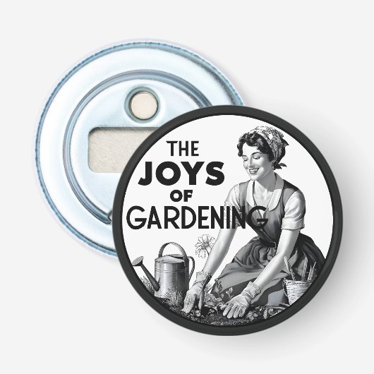 Décapsuleur Les Joies Du Jardinage (Devant)
