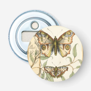 Décapsuleur Les papillons Tandem sur les Feuilles verts