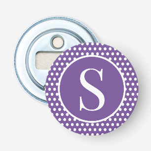 Décapsuleur Lettre initiale classique Pois rétro