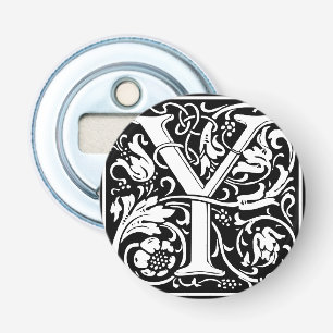 Décapsuleur Lettre Y Monogramme médiéval Art Nouveau