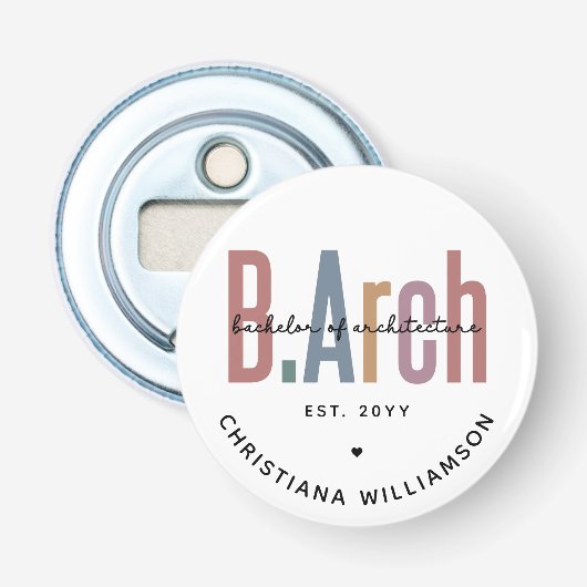 Décapsuleur Licence en architecture personnalisée (Devant)