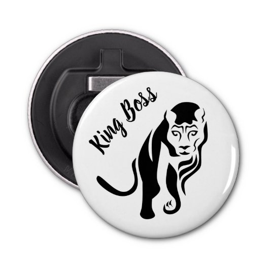 Décapsuleur Lion Lion Lion, roi noir (Devant)