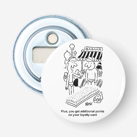 Décapsuleur Lit de clous sur un dessin de Bazar (Devant)