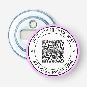 Décapsuleur Logo de code QR personnalisé et ouverture de boute