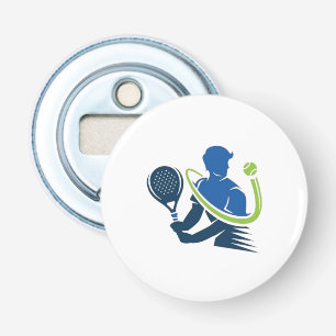 Décapsuleur Logo du club de tennis - Action dynamique, Style s