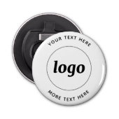 Décapsuleur Logo Simple Avec Entreprise Texte (Devant)