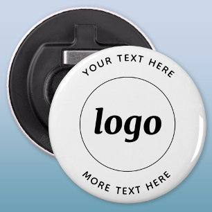 Décapsuleur Logo Simple Avec Entreprise Texte