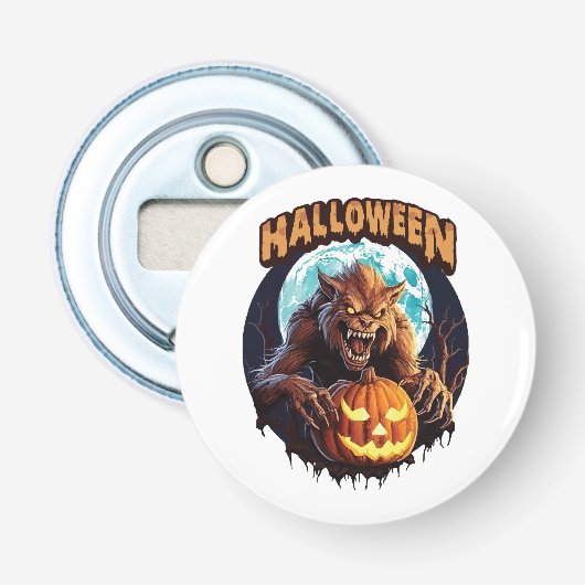 Décapsuleur Loup-garou d'Halloween (Devant)