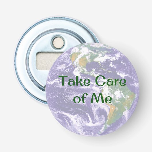 Décapsuleur L'ouvre-bouteille Earth Care of Me (Devant)