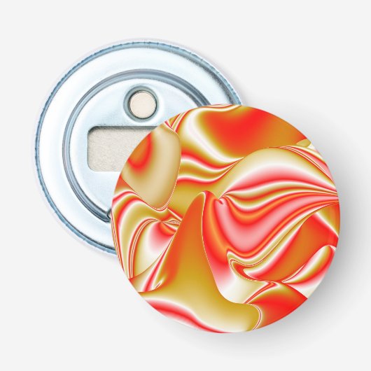 Décapsuleur Love and Gold Abstrait 3D Rainbowart (Devant)