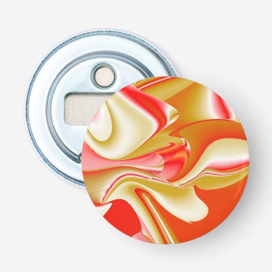 Décapsuleur Love and Gold Abstrait 3D Rainbowart (Devant)