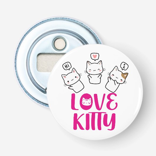 Décapsuleur LOVE KITTY -It's too cute- (Devant)