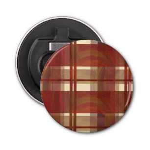 Décapsuleur Madras Plaid Fall Red