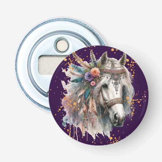 Décapsuleur Magnifique cheval boho (Devant)