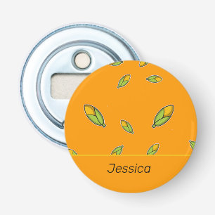 Décapsuleur maïs de nom personnalisé sur orange