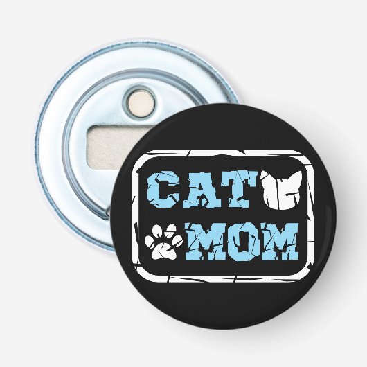 Décapsuleur Maman de chat (Devant)