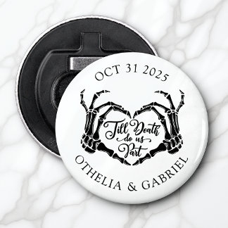 Décapsuleur Mariage d'Halloween en Octobre