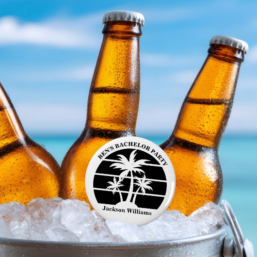 Décapsuleur Mariage sur l'île de célibataire de plage Garçons 