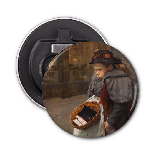 Décapsuleur Matchstick Girl pauvre rue Urchin Pauvreté urbaine (Devant)