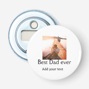 Décapsuleur Meilleur papa jamais ajouter nom image fête des pè