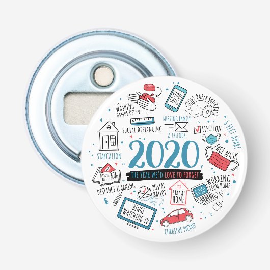 Décapsuleur Mémorial de Noël de Quarantine 2020 (Devant)