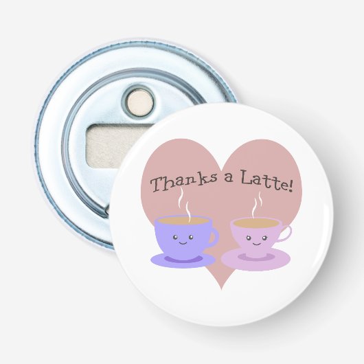 Décapsuleur Merci à Latte (Devant)
