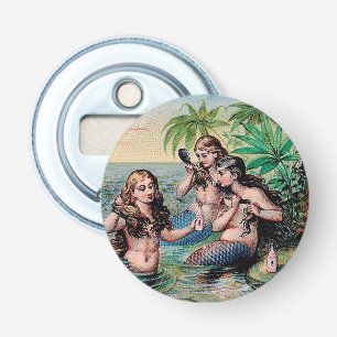 Décapsuleur Mermaid Antique Magie Océan Nautique