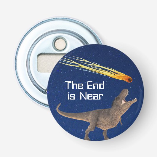 Décapsuleur Meteor Dinosaur End Est Près D'Une Catastrophe (Devant)