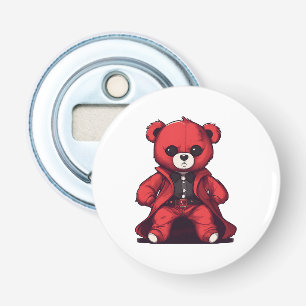 Décapsuleur Mignon ours en peluche rouge garçon