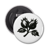 Décapsuleur Minimalist Hazelnut – Ink Brush Botanic Design on  (Devant)