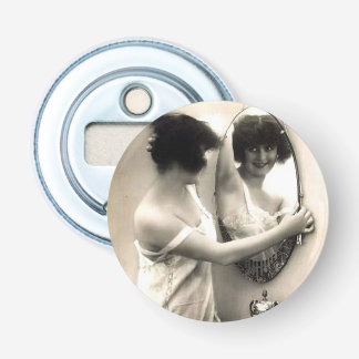 Décapsuleur Miroir Miroir Erotica Vintage Pré Code Pin-Up Girl