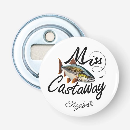 Décapsuleur Miss Castaway Truite arc-en-ciel (Devant)