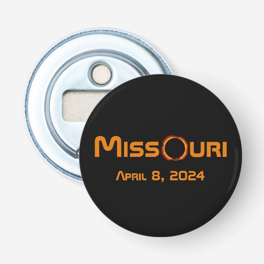 Décapsuleur Missouri 2024 Éclipse solaire totale (Devant)