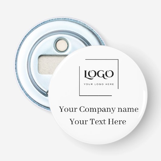 Décapsuleur Modèle de logo personnalisé élégant (Devant)