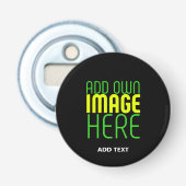 DÉCAPSULEUR MODÈLE DE TEXTE D'IMAGE NOIRE SIMPLE ET MODERNE (Devant)