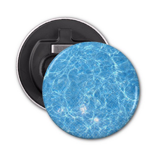 Décapsuleur Modèle tendance Piscine Bleu Bleu Water Blank (Devant)