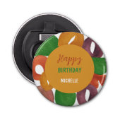 Décapsuleur Modern Artistic Autumn Colorful Pattern Birthday (Devant)