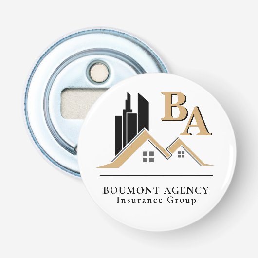 Décapsuleur Moderne Ajoutez Votre Propre Logo Professionnel Or (Devant)