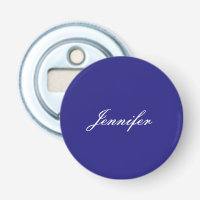 Moderne Elégant Cute Unique Deep Blue Calligraphie