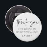 Décapsuleur Moderne Simple minimaliste Merci chic<br><div class="desc">Design est composé de typographie chic moderne avec sans serif et serif police.</div>