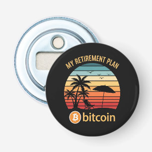Décapsuleur Mon Plan De Retraite Bitcoin Plage Coucher De Sole