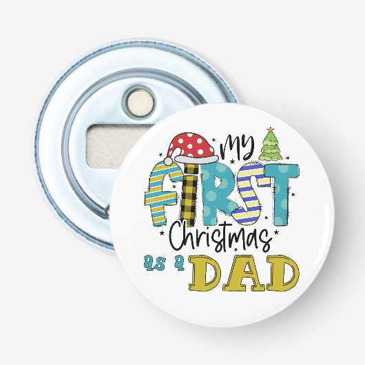 Décapsuleur Mon premier Noël en tant que papa (Devant)