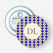 Décapsuleur Monogramme Bleu Royal (Devant)