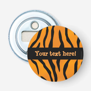 Décapsuleur Monogramme personnalisé Frappes de tigres sauvage