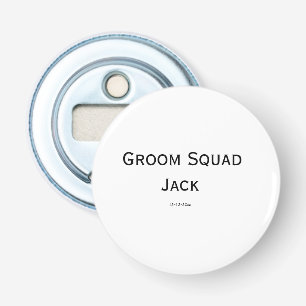 Décapsuleur monogramme simple personnalisé ajoutez votre nom m
